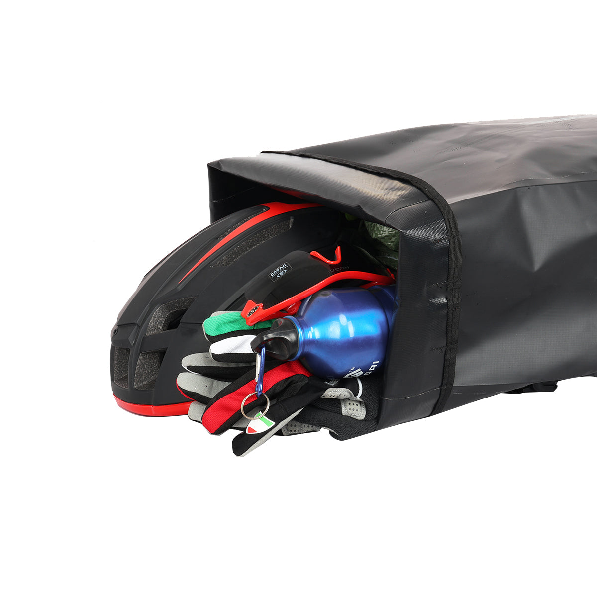 18L Waterproof Bicycle Pannier Bag - Side-Mounted, Tool-Free Installation