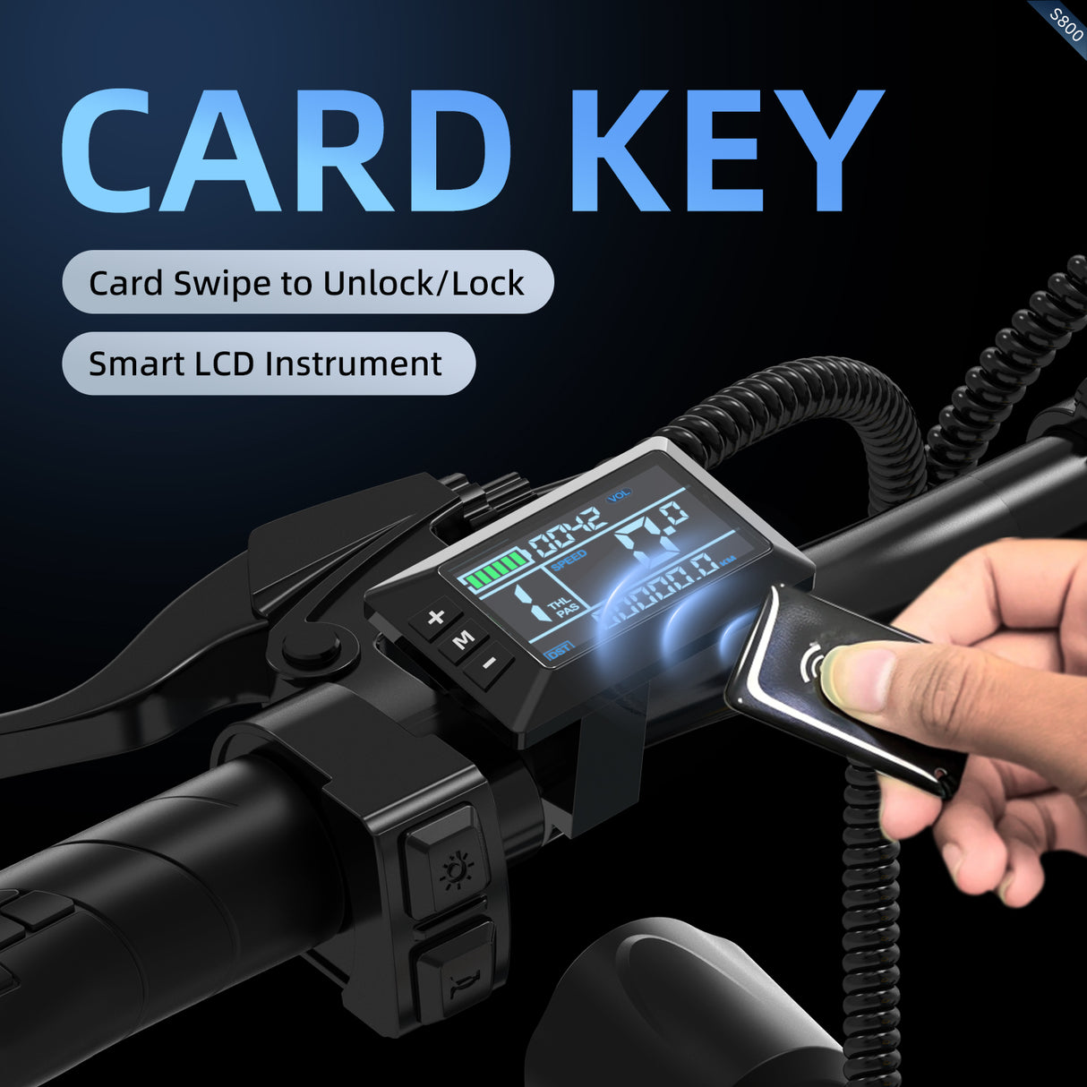 S800 Electric Bike Wholesale & Retail, 250W Brushless Motor, 36V 13Ah Removable Battery, 75km Range, Shimano 7-Speed, Dual Suspension, LCD Display Urban