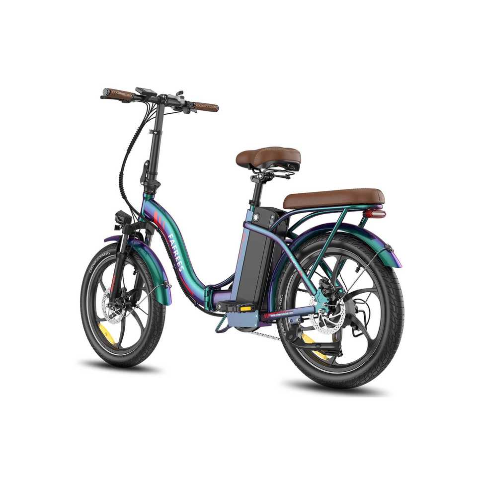 Fafrees F20+ Pro Electric Folding Bike 250W Motor Power 15ah Integrated Lithium Battery 7 Speed 20inch Aluminum Alloy Frame 48v