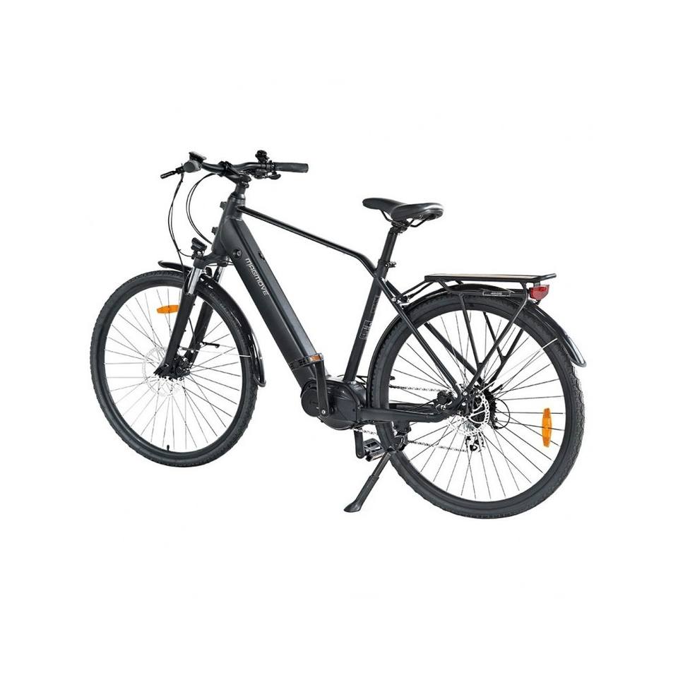 MAGMOVE CEH56M Bicicletta Elettrica da Città con Bafang 250W 50km di Batteria Integrata 60km di Potenza Alimentazione Solare