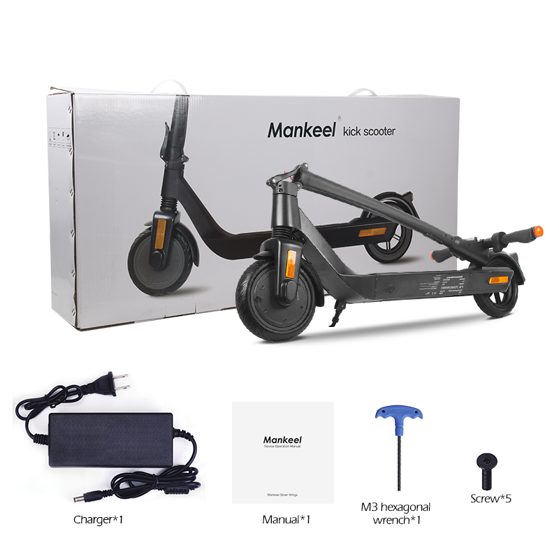Mankeel MK090 Steed Two-Wheel Electric Scooter 1000W Motor Power 8.5 Inch Tire Front Brake 3-Speed Adjustable 60km Range 120kg