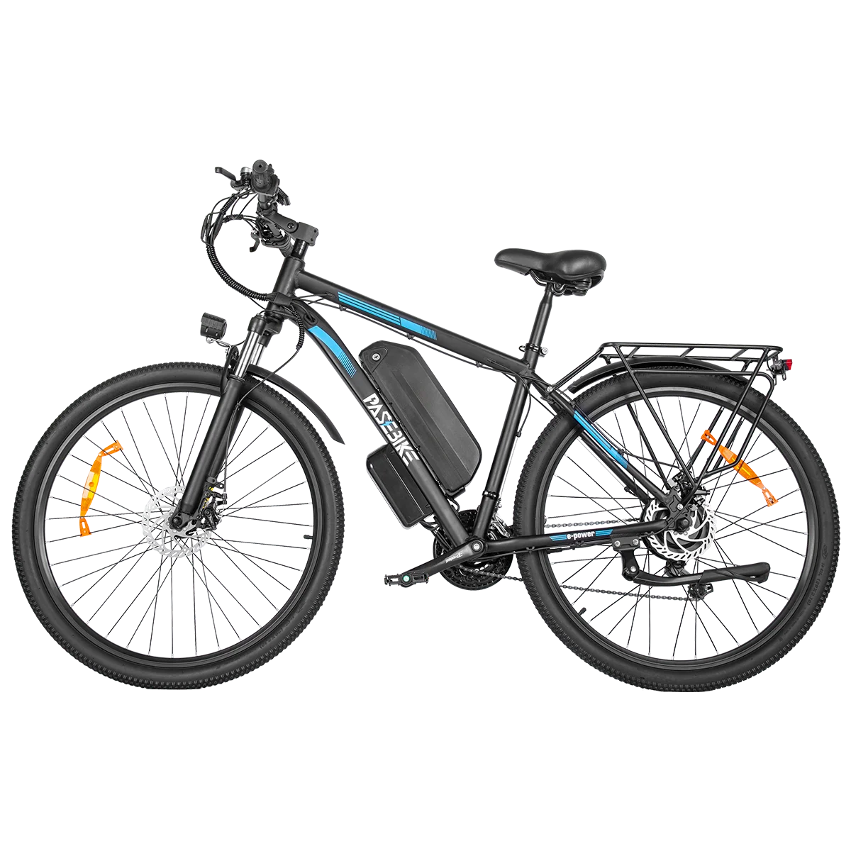 C29 Plus Adventure Electric City Bicycle with Central and Rear Hub Motors 48v Smart Electronic Type Range up to 50km