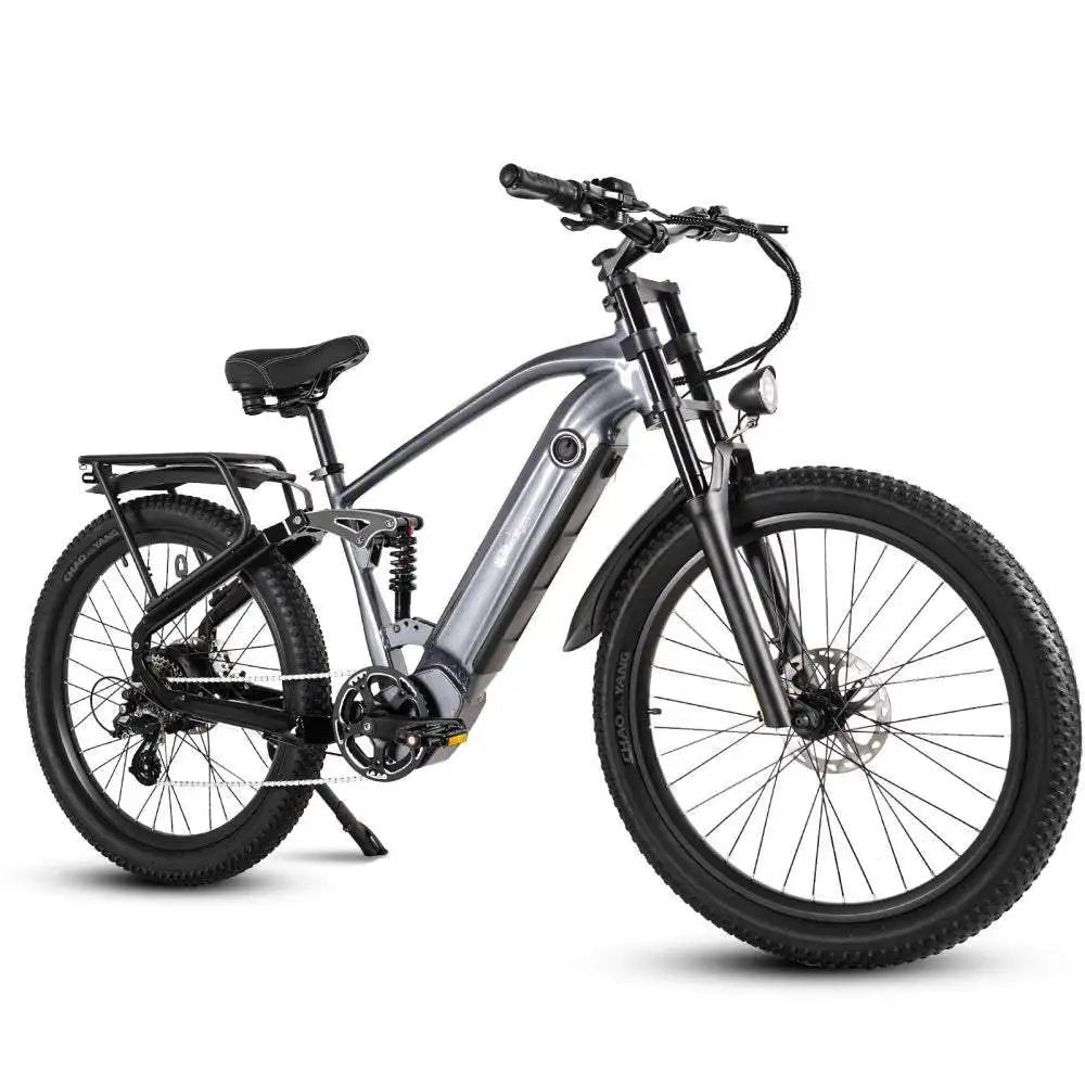 CMACEWHEEL AL26 500W*2 Dual Motor 26\" E-Mountain Bike 816Wh EMTB with Torque Sensor 48V 17Ah Battery in down Tube