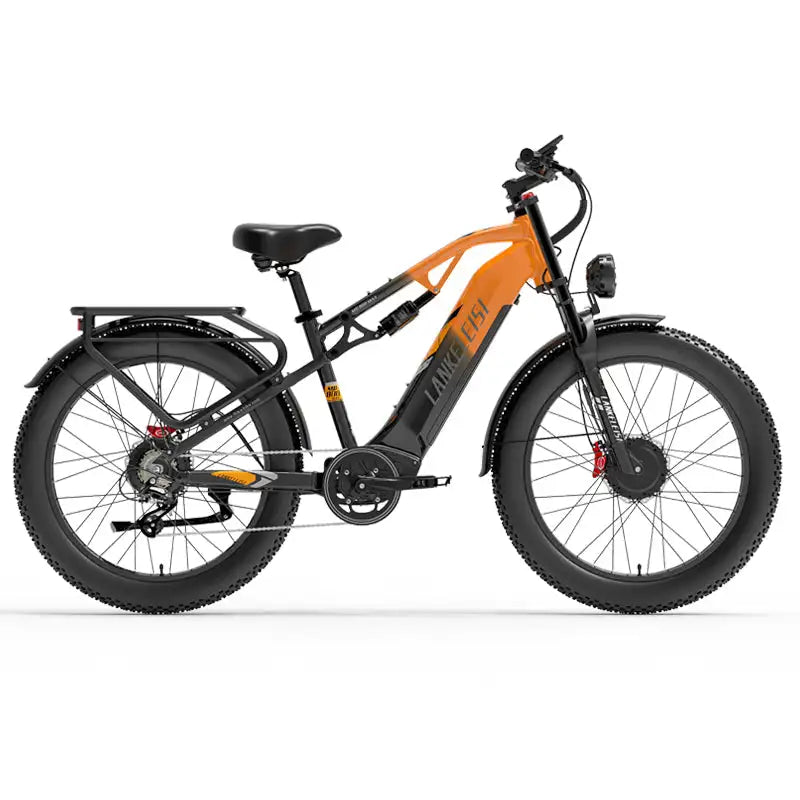 LANKELEISI MG800Max 2000W Doppelmotor 26″ Fatbike All-Terrain-Elektrofahrrad