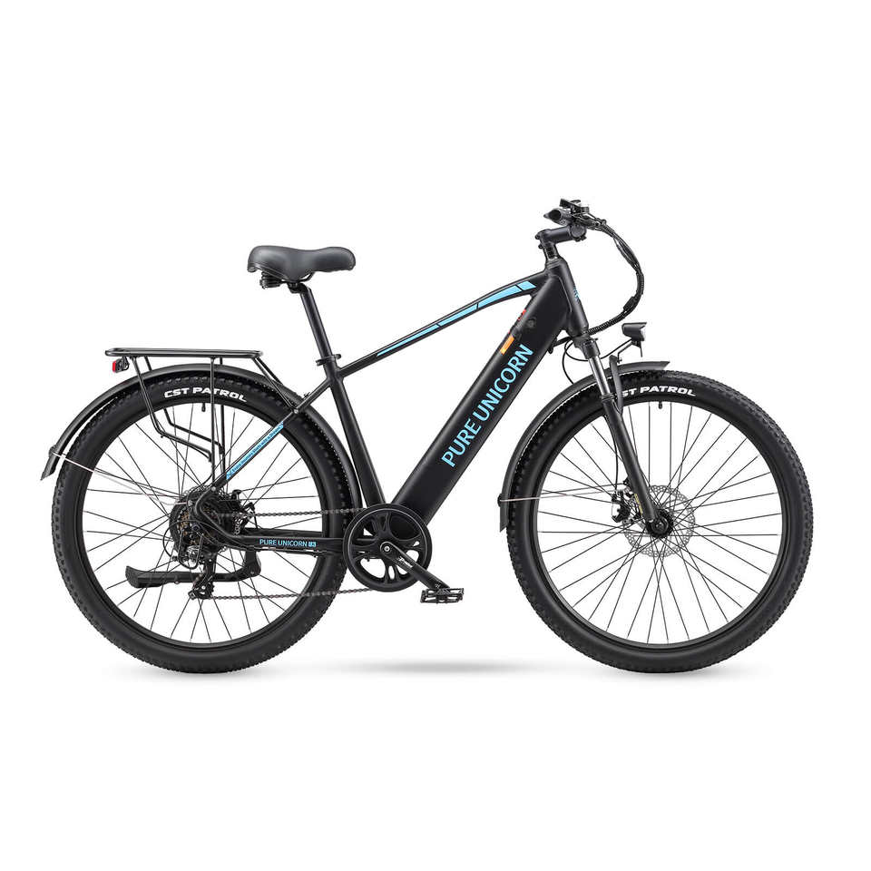 PURE UNICORN U3 All-Terrain E-Bike with 750W Rear Hub Motor 48V 60km Range Integrated Battery Aluminum Frame