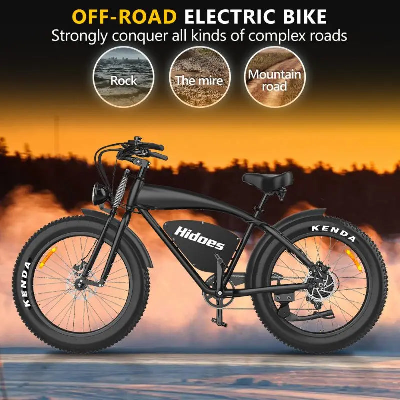 E-Bike Hidoes B3 750W 26 inch Fat Bike Electric Bicycle 48V 18.2Ah Battery