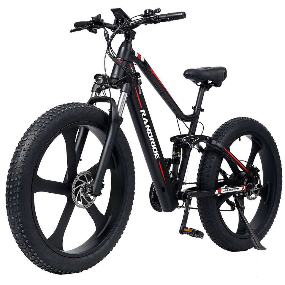 RANDRIDE YX90M 26 Inches Full Suspension Electric Mountain Bike Frame