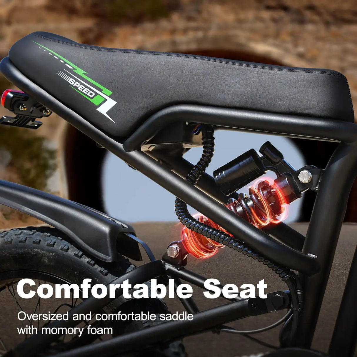 AVDL BIKE A50 Velo Electrique 20 - Fat Bike Tout Terrain - Motor 250W-25km/h-Batterie 48V 14,25Ah - Autonomie 60-120km - Schwarz