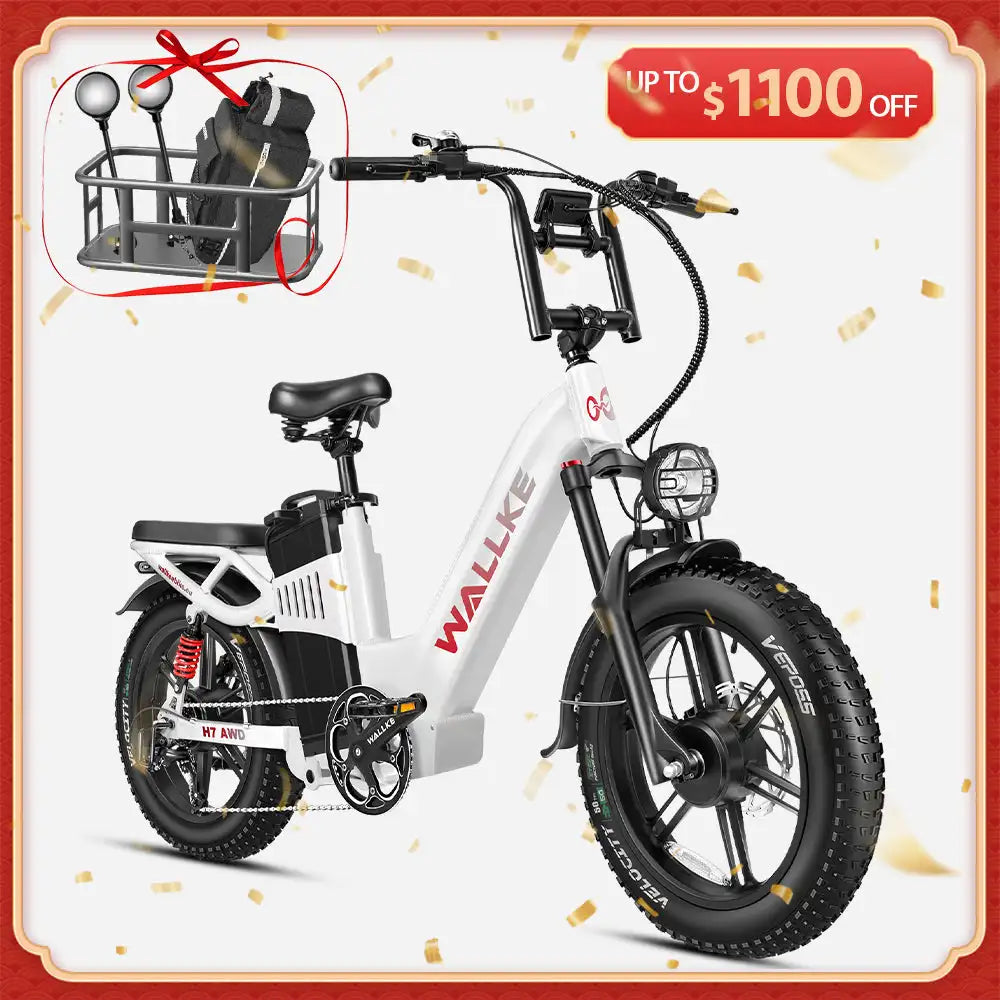 2025 Wallke H7 Step-thru Dual Motor Ebike