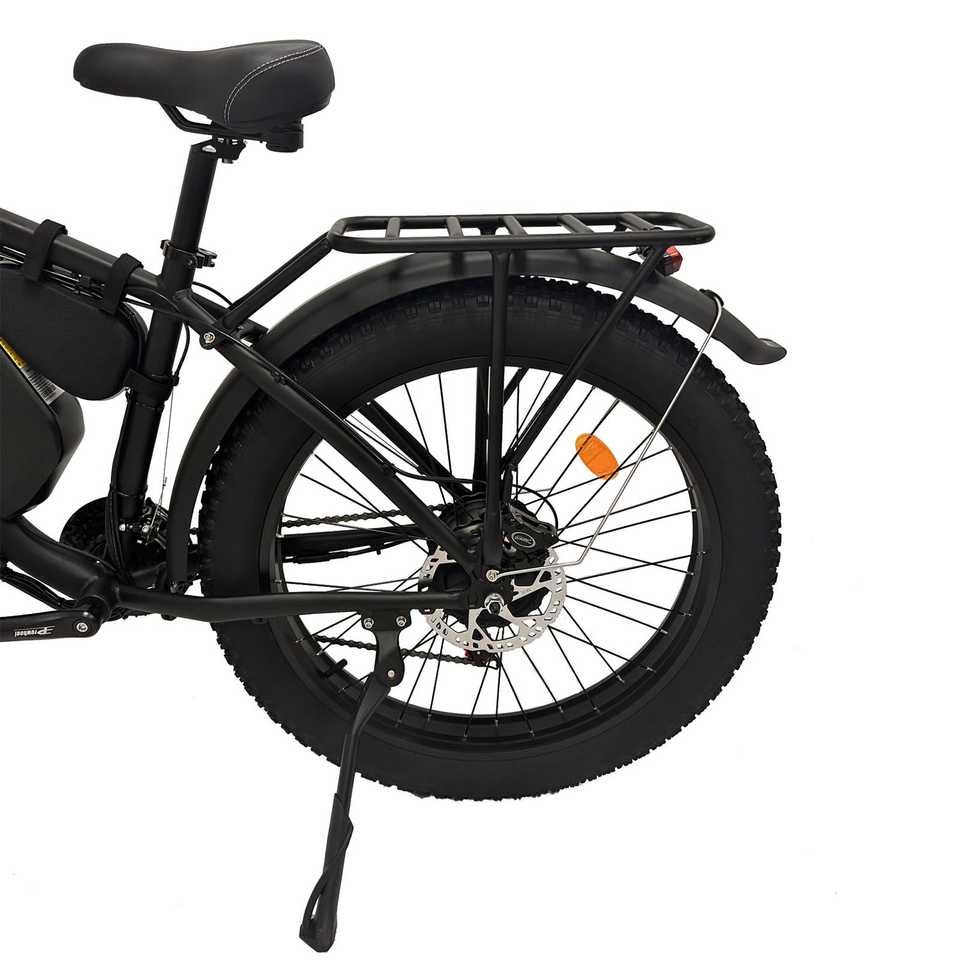 (USA Stock & Ship from China) SMLRO XDC600 Plus Dual Motors Electric Bike Hydralic Disc Brake All Black