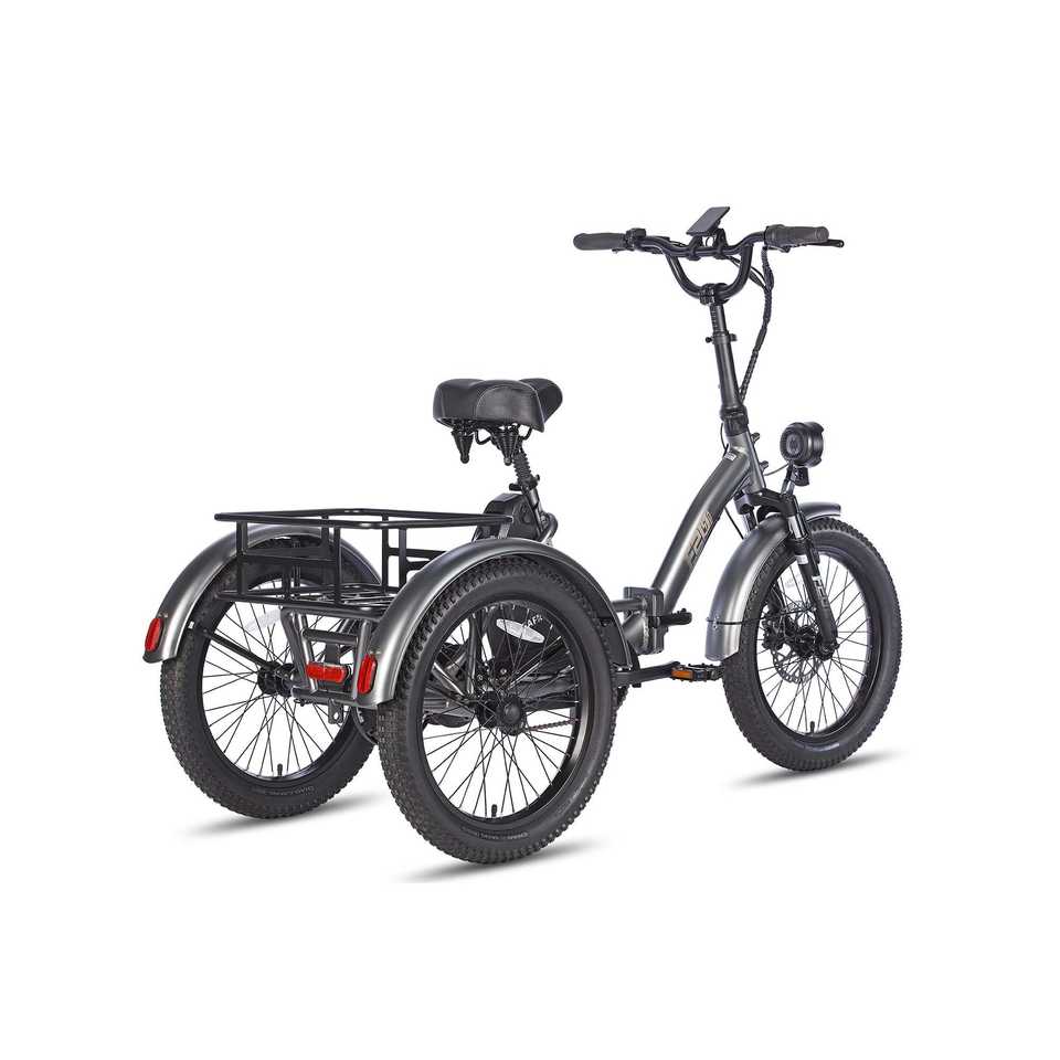EU UK Warehouse FAFREES F20 Mate Electric Cargo Trike 180kg Capacity, 110KM Range, Folding Design