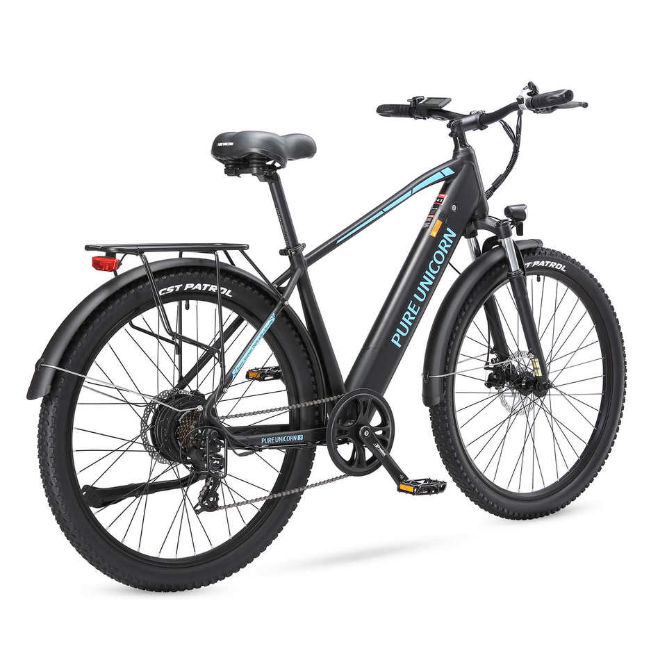 PURE UNICORN U3 All-Terrain E-Bike with 750W Rear Hub Motor 48V 60km Range Integrated Battery Aluminum Frame