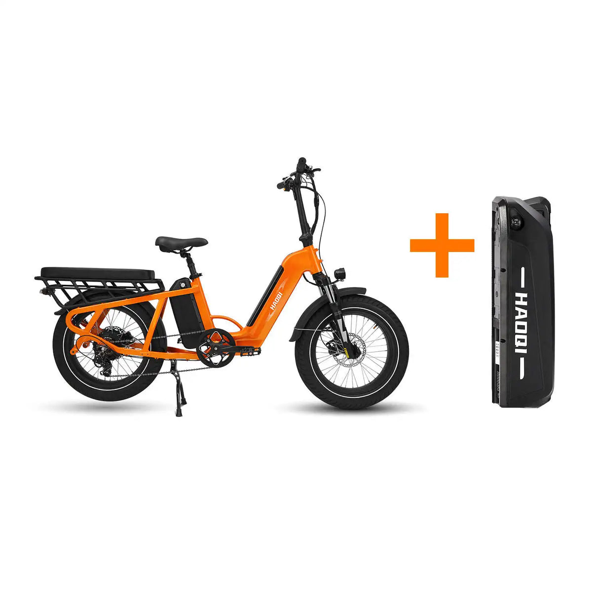 HAOQI 750W Electric Cargo Bike with 27.8Ah Camel Versatile and Efficient Urban Transport