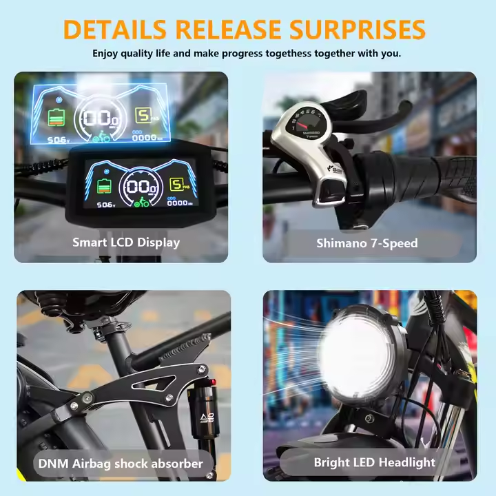 (EU Stock) SMLRO-ORLMS MN-6 Dual Motors Electric Bike