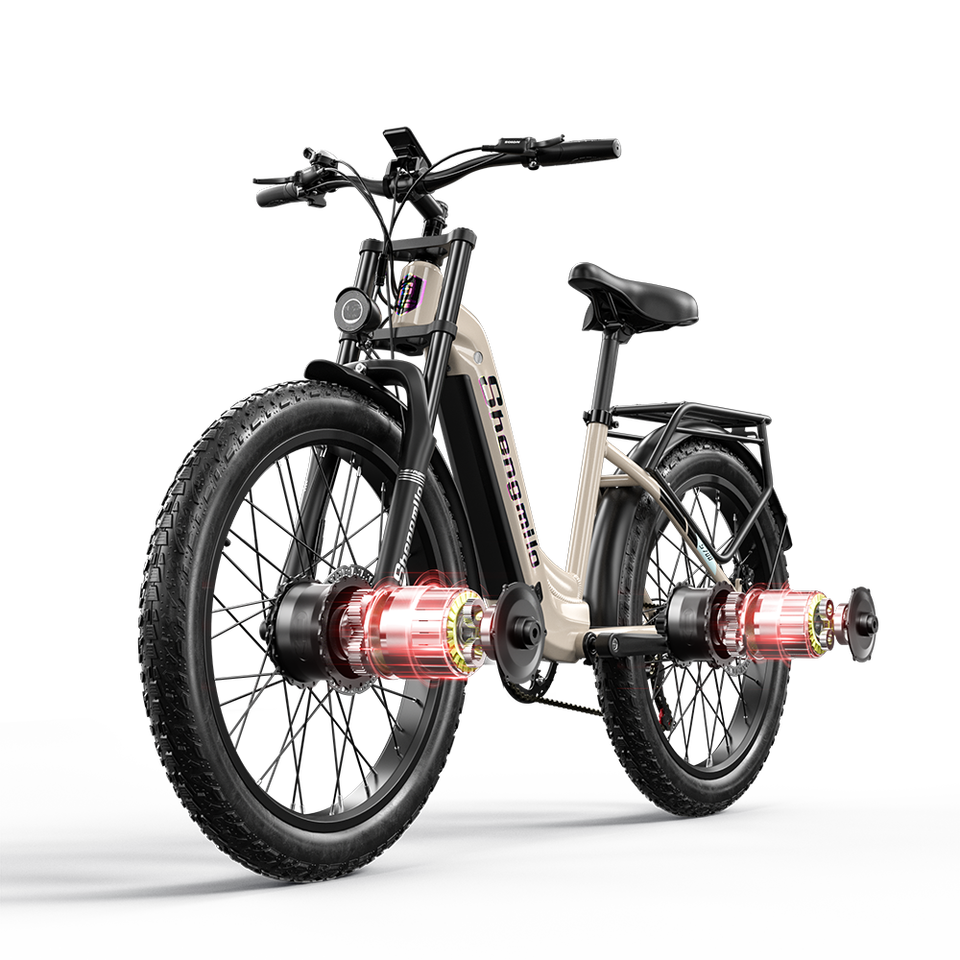 Shengmilo S700 1000W*2 Dual Motor Electric Bike 17.5Ah Battery