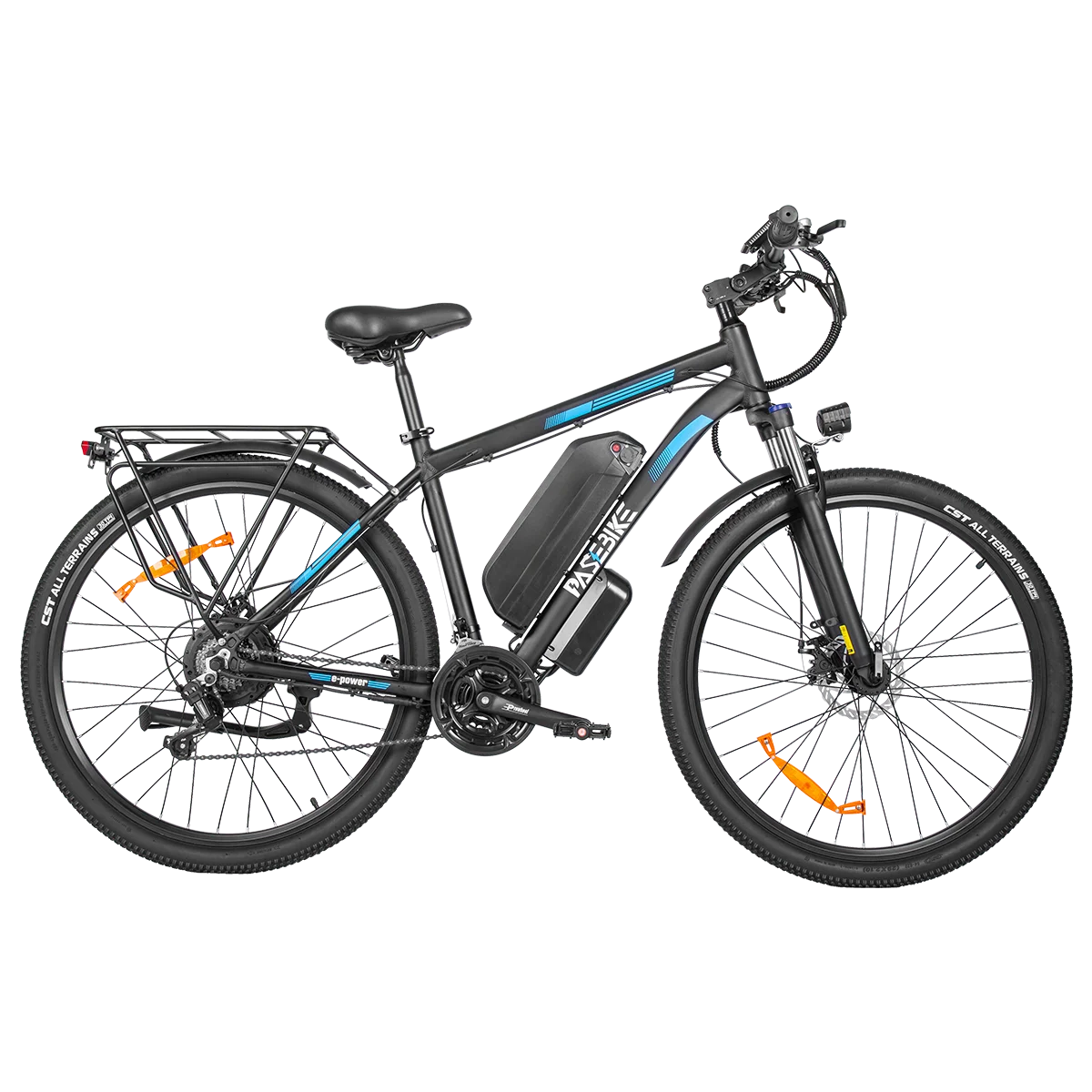 C29 Plus Adventure Electric City Bicycle with Central and Rear Hub Motors 48v Smart Electronic Type Range up to 50km