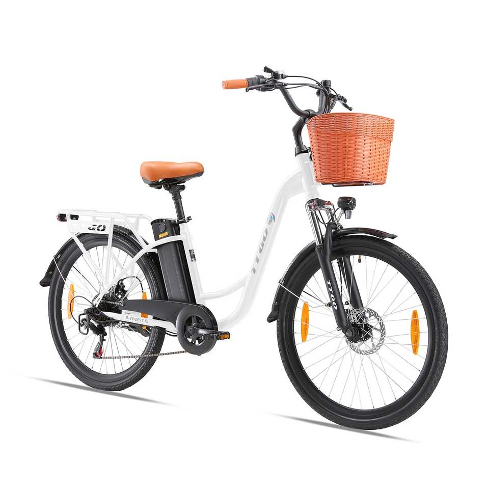TTGO C2 (YY-26ST) Electric City Bike Convenient Ebike for Urban Commute