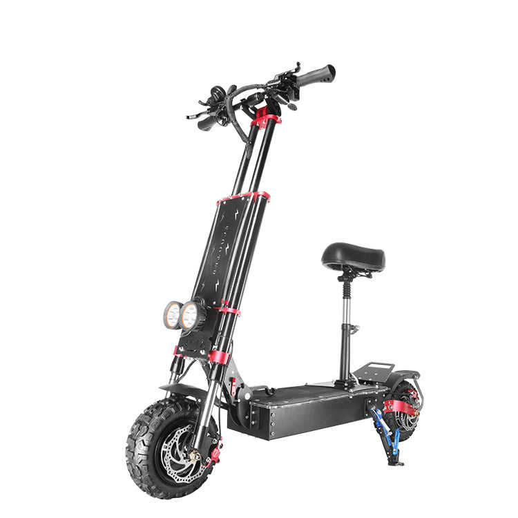 Manke MX5 Electric Scooter for Adults Off-Road 500W Motor 10 Inch Tires Double Seats Lithium Battery 50km/h Max Speed 60km Range