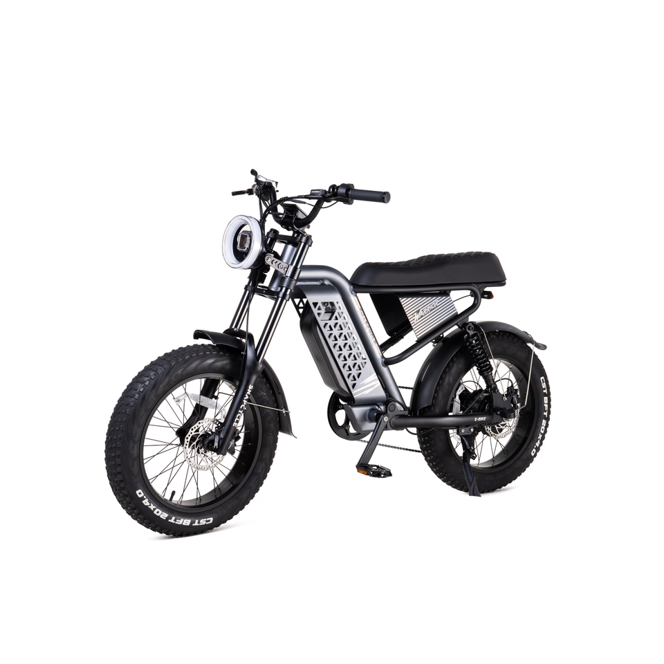 Snapcycle Warrior Aluminum 6061 Frame Electric Mountain Bike with 48V 15Ah Battery and 24-45 Miles Range
