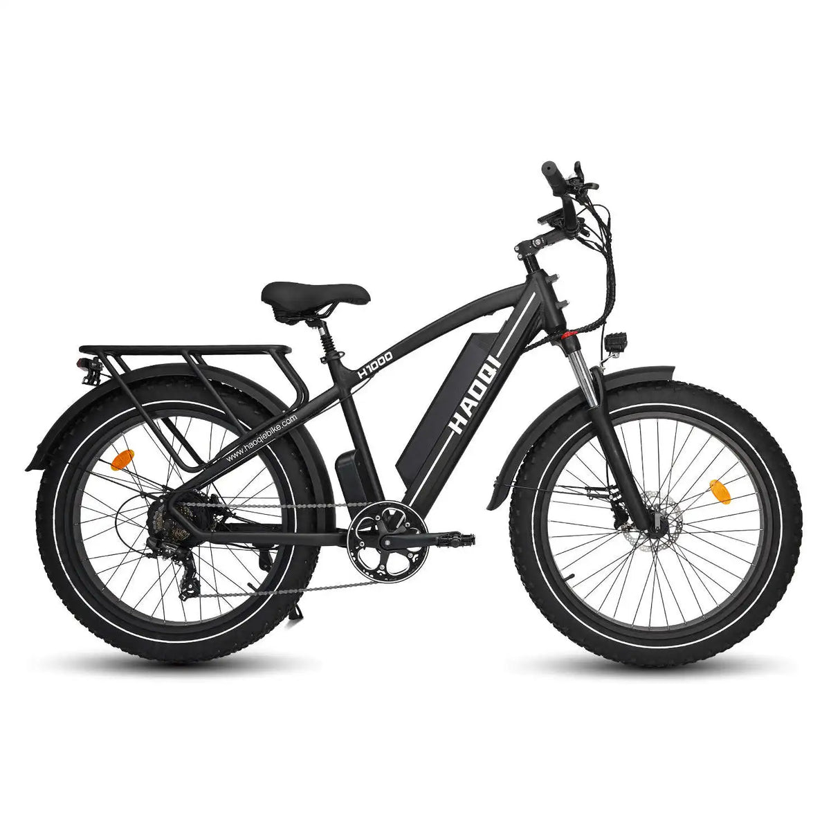 HAOQI Black Leopard Pro Fat Tire Electric Bike (UL Certified)