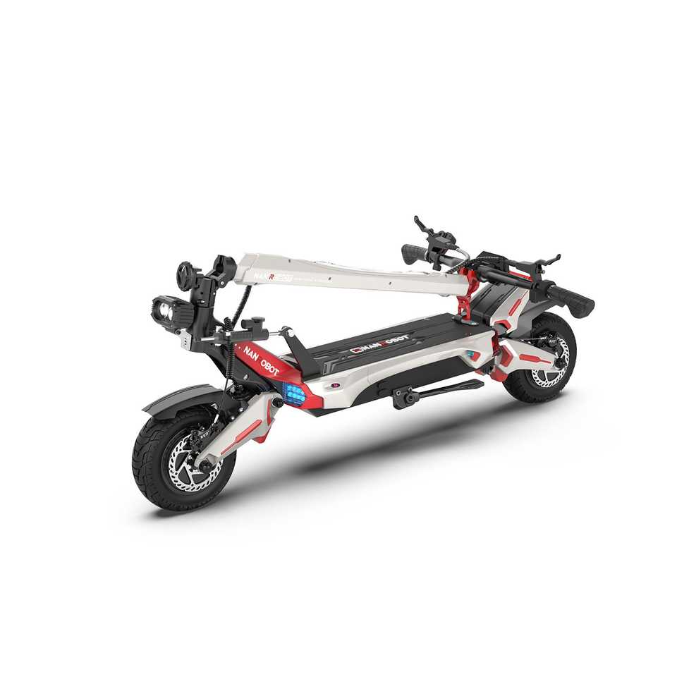 For NANROBOT N6 72V Electric Two-Wheel Scooter 1000W Motor Power 10 Inch Tire Size 45km/h Max Speed 60km Range per Charge 150kg