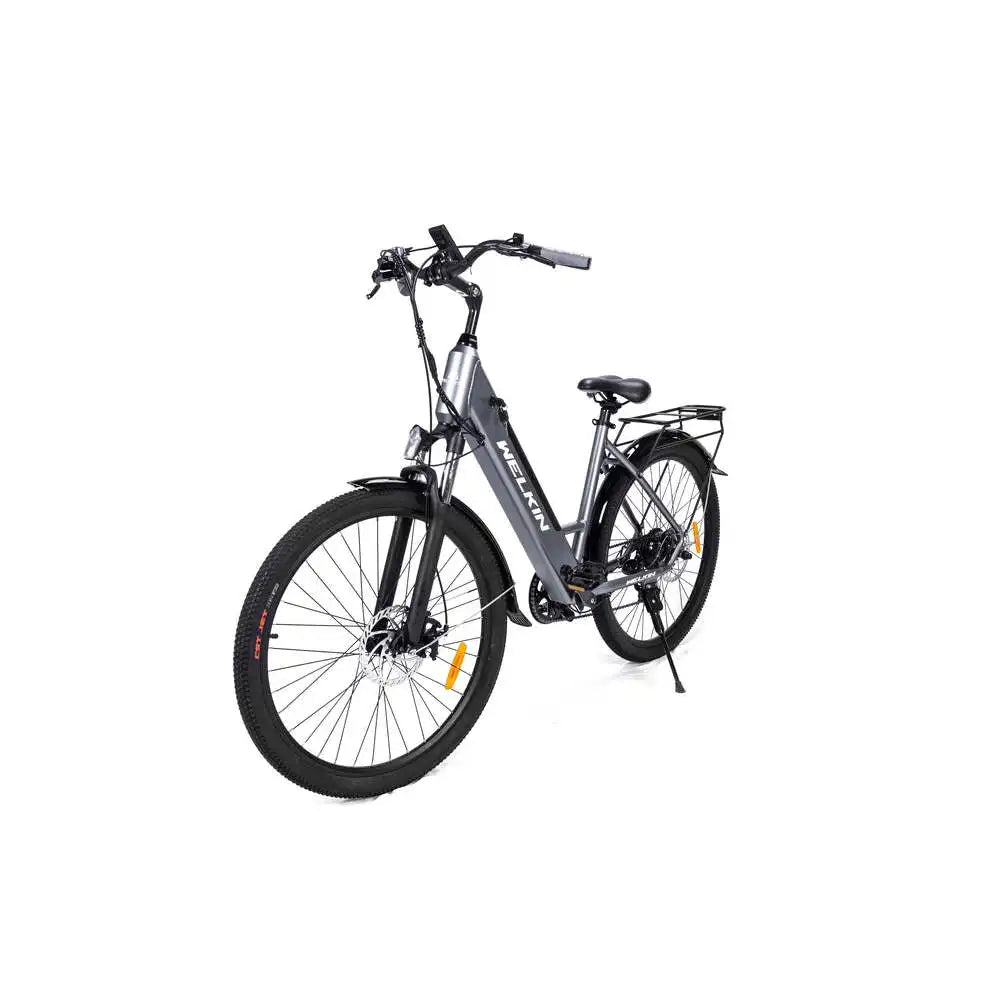 WELKIN WKEM002 City Electric Bike with 250W Rear Hub Motor and Integrated 60km Range Lithium Battery Smart Electronic