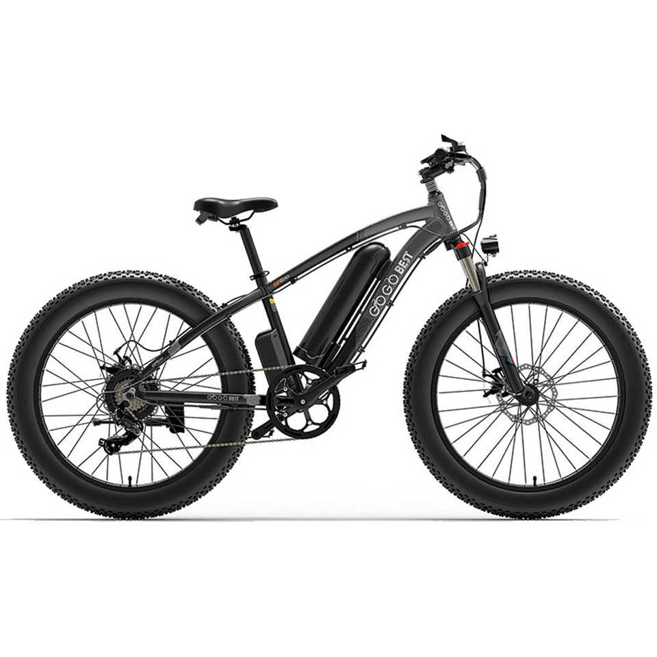 GOGOBEST GF600 Electric Mountain Bike 26*4.0 Inches Wheel 200kg Load 48V Motor Shimano 7-Speed 6061 Aluminum Alloy Frame