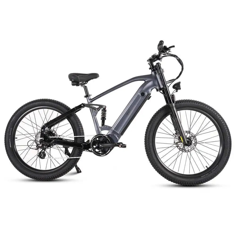 CMACEWHEEL AL26 500W*2 Dual Motor 26\" E-Mountain Bike 816Wh EMTB with Torque Sensor 48V 17Ah Battery in down Tube