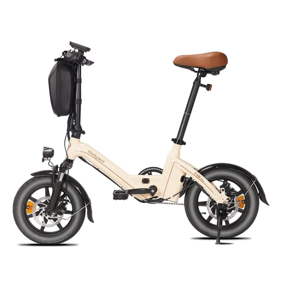 Bodywel T16 PRO Electric Folding Bike Mini Ebike with Advanced Features 250W Motor 36V 7.8Ah Battery