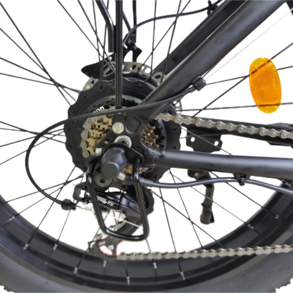 (USA Stock & Ship from China) SMLRO XDC600 Plus Dual Motors Electric Bike Hydralic Disc Brake All Black