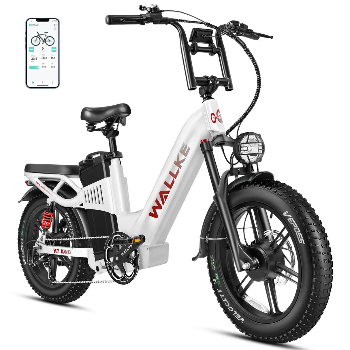 2025 Wallke H7 Step-thru Dual Motor Ebike