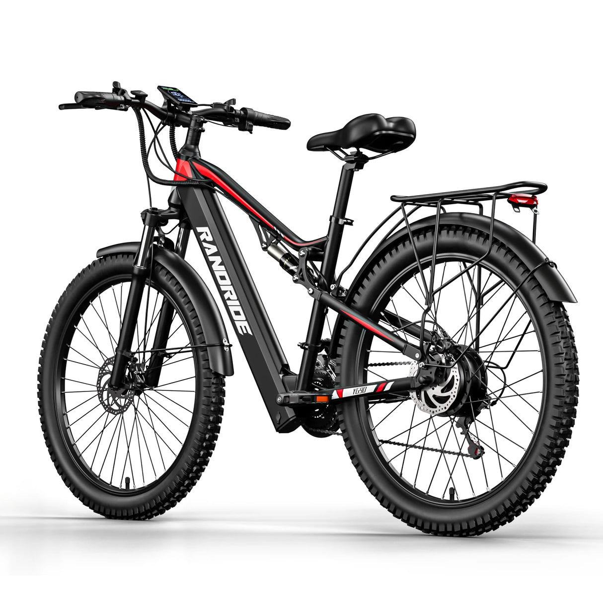 RANDRIDE YG90B 1000W Electric MTB for Adults 48V 17A Aluminium Alloy Four-link Suspension