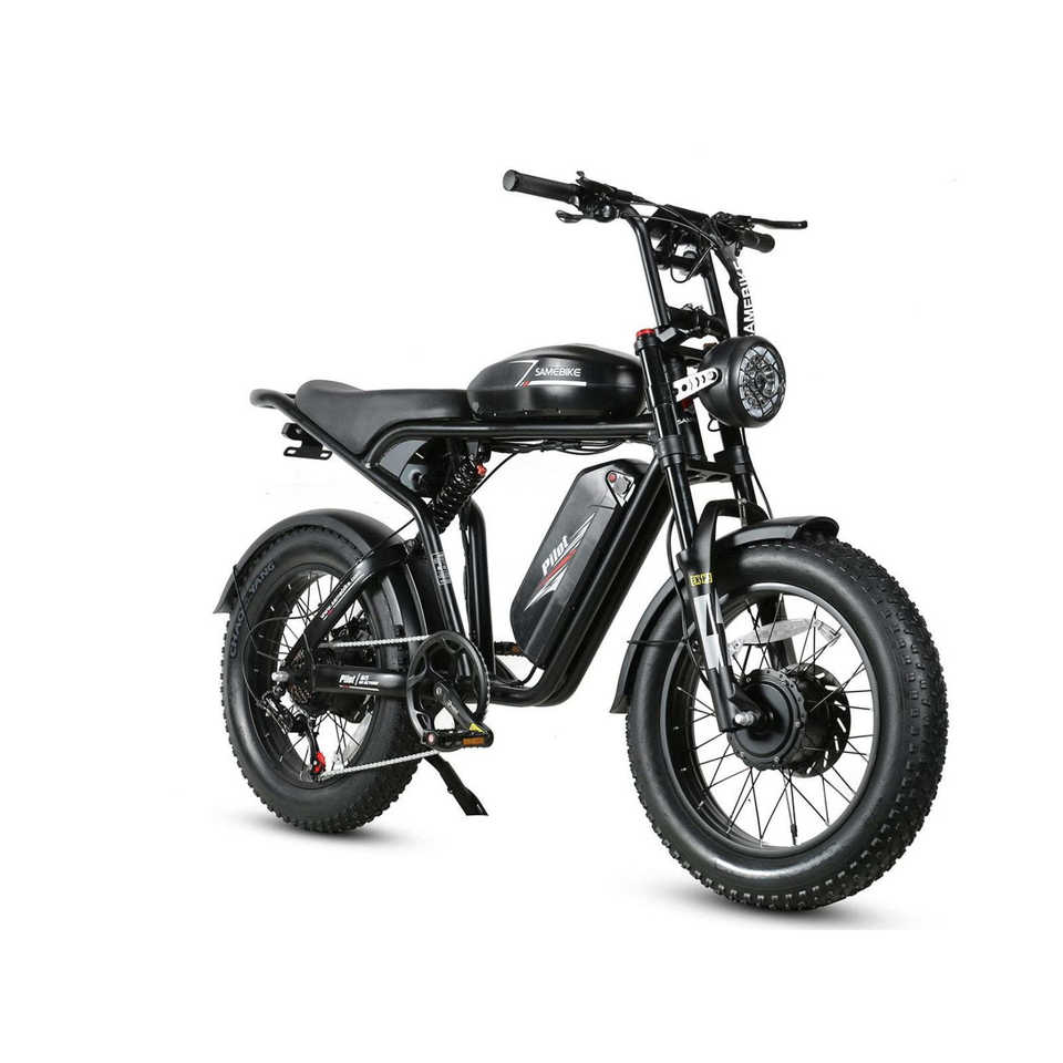 M20-III 2000W Hybrid Electric City Bike Rear Hub Motor Range 50km Smart Electronic Dual Rim 15ah Battery Black/Brown/Green