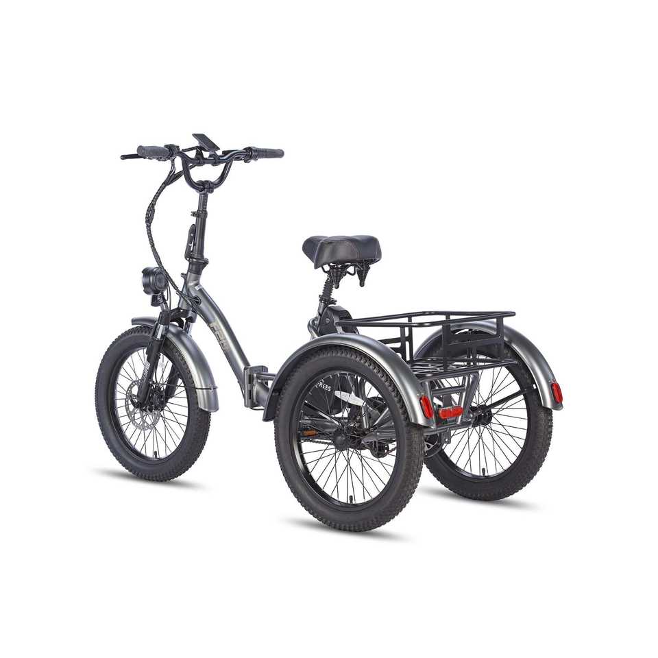 FAFREES F20 Mate 500W Motor Heavy Duty Ebike Electric Cargo Trike 180kg Capacity 110KM Range, Folding Design EU UK