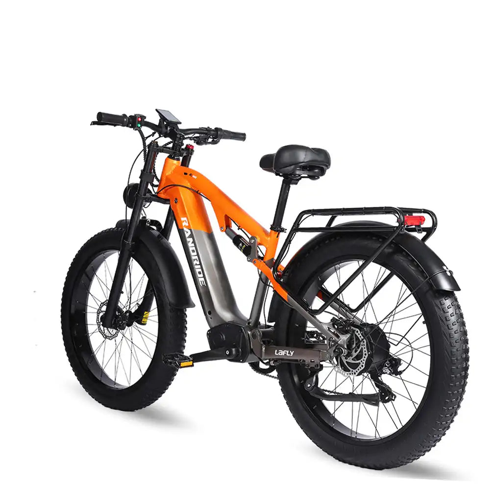 RANDRIDE YX80 Electric mountain bike with Brake Rear Light Hydraulic Brake
