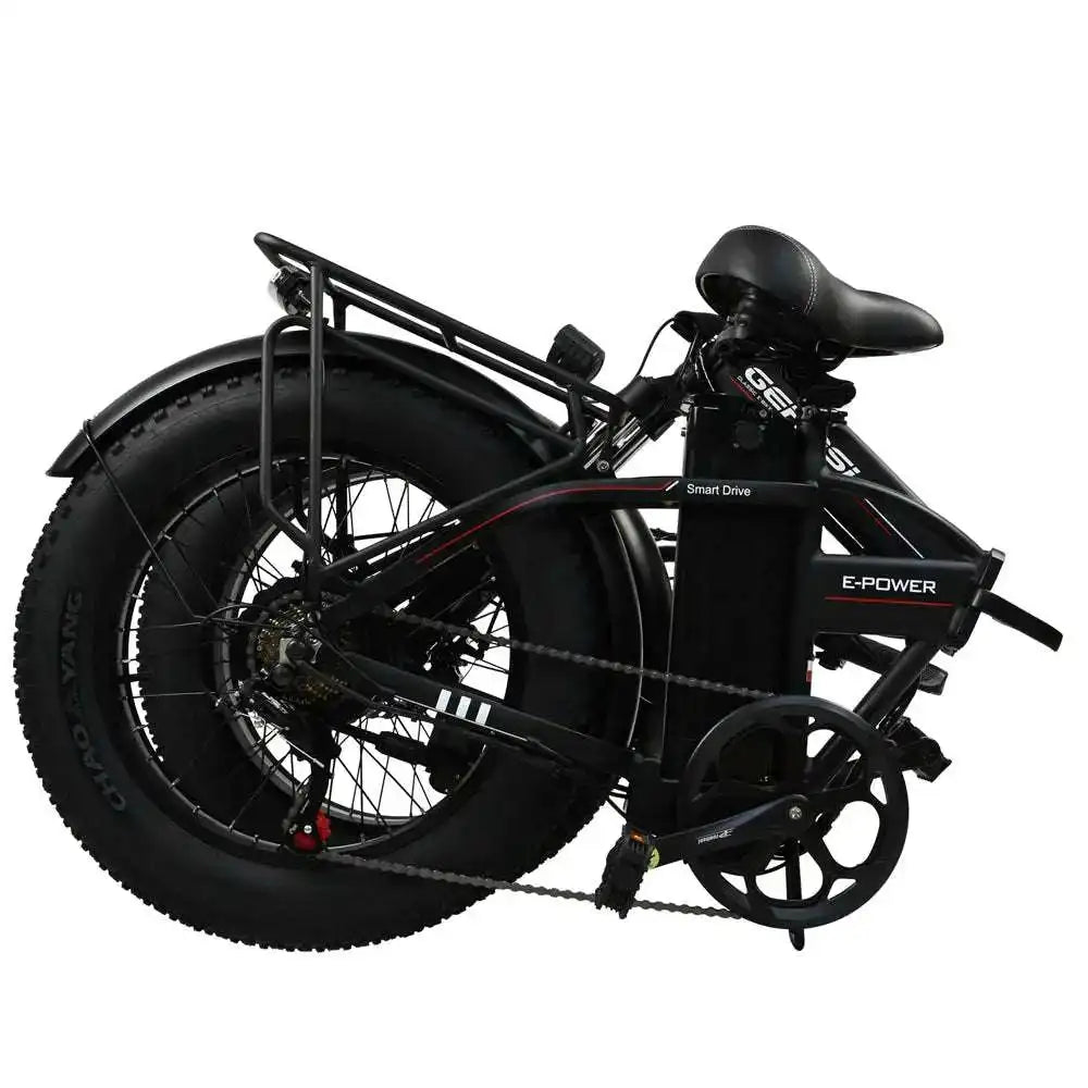 BAOLUJIE DZ2002 20-Fold City Electric Bike with 500W Motor 48V 13Ah Lithium Battery Fat Tire Electric Bike with Rear Hub Motor