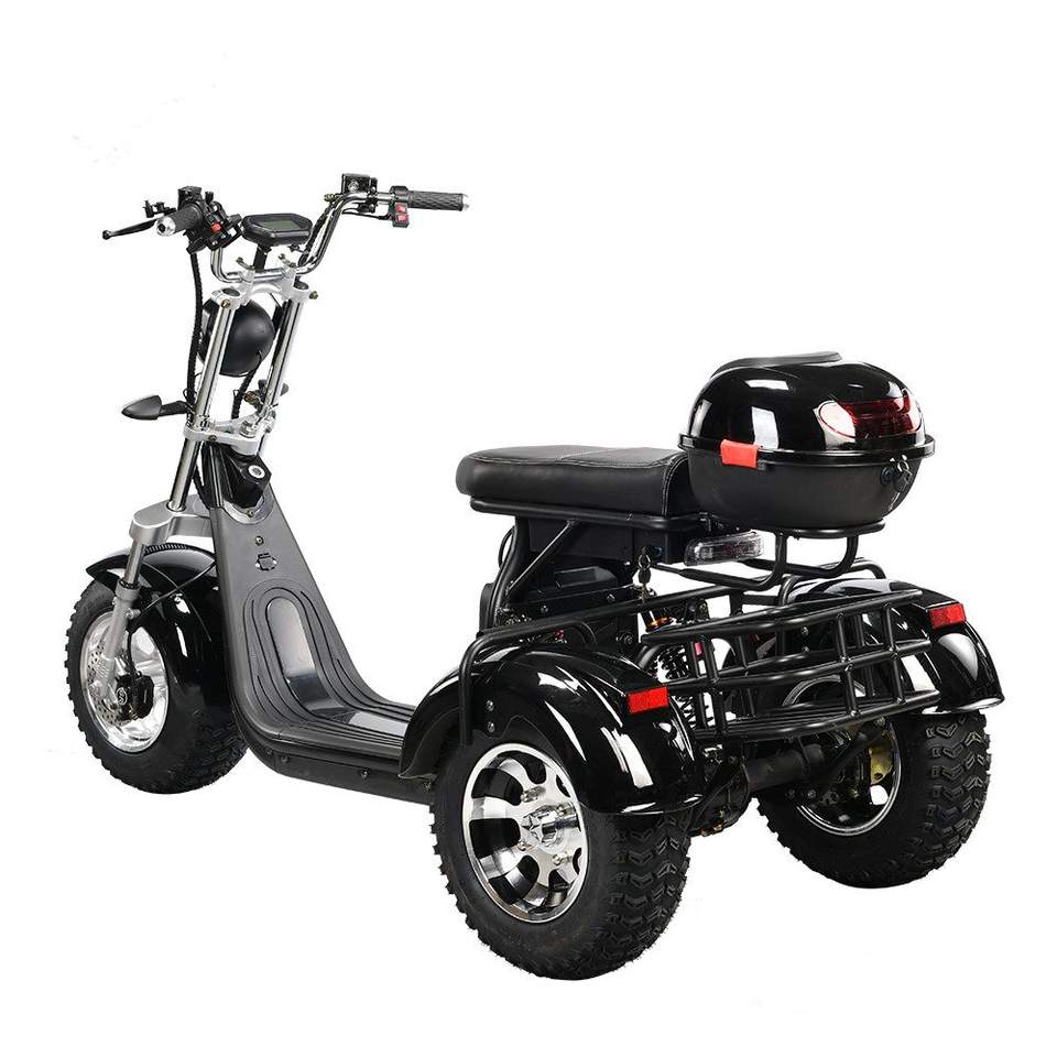 EHoodax 05WQ Electric Tricycles 18-Inch Fat Electric Scooter with 2000W Motor Maximum Load 18 Inches Maximale Last