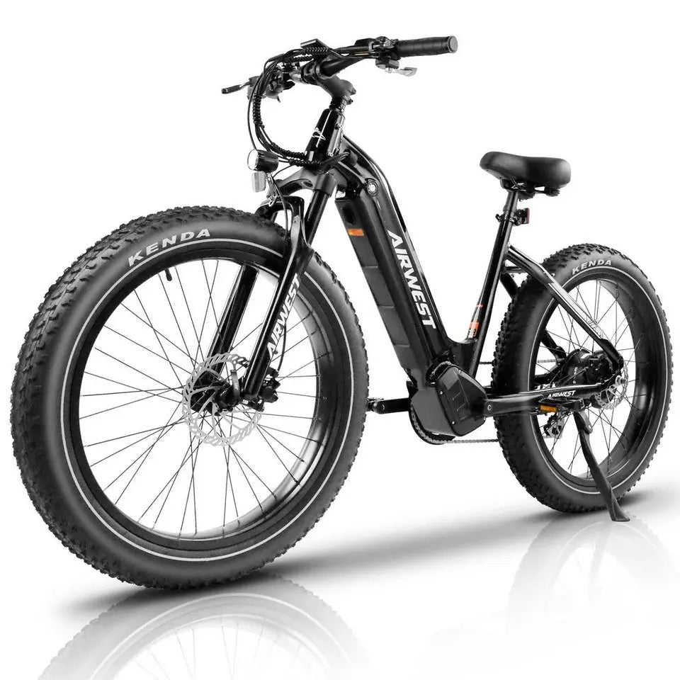 DOTMALL AIRWEST Air2602 26-Inch Electric Mountain Bike 48V 15Ah Battery 250W Motor Durable E-Bike