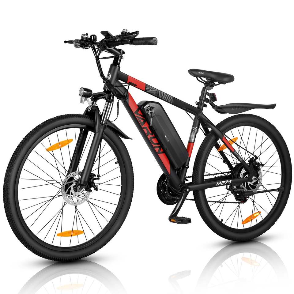 VARUN M27 Electric Mountain Bike-27.5x1.95 Tire 48V 13AH Lithium Battery Rear Hub Motor & Disc Brake