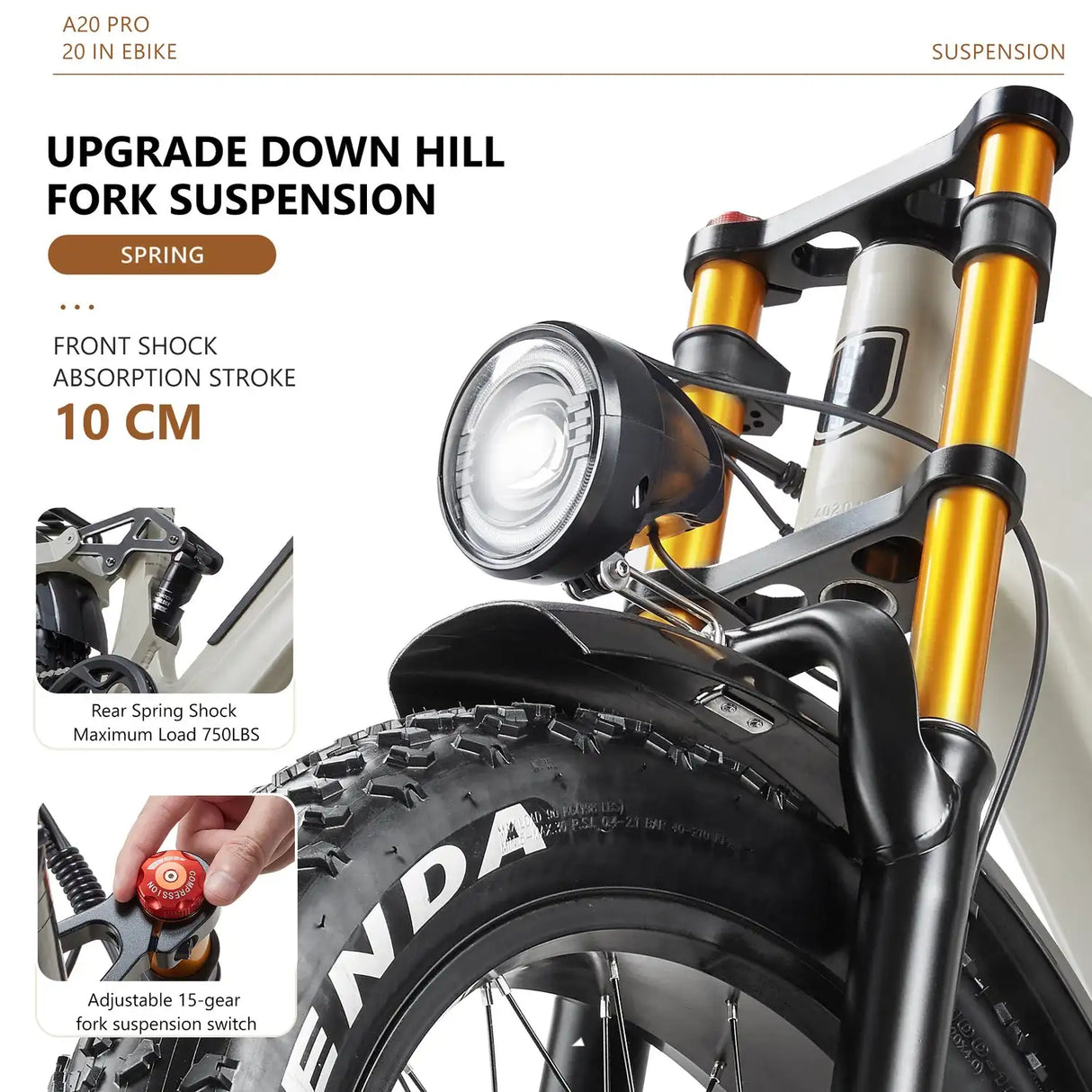 CEAYA A20PRO Electric Bike 48v 20Ah Lithium Battery Grey Option with Hydraulic Disc Brakes Aluminum Alloy Frame