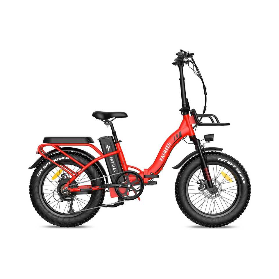 Fafrees F20 Max Electric Folding Bike with Integrated 7-Speed Lithium Battery Aluminum Alloy Frame Free Shipping UK Product