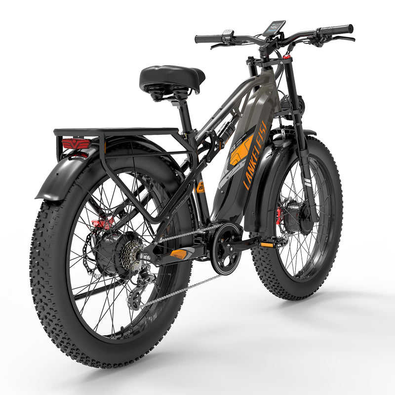 For LANKELEISI MG800Max 2000W Dual Motor 26\" Fat Tires All Terrain Electric Mountain Bike