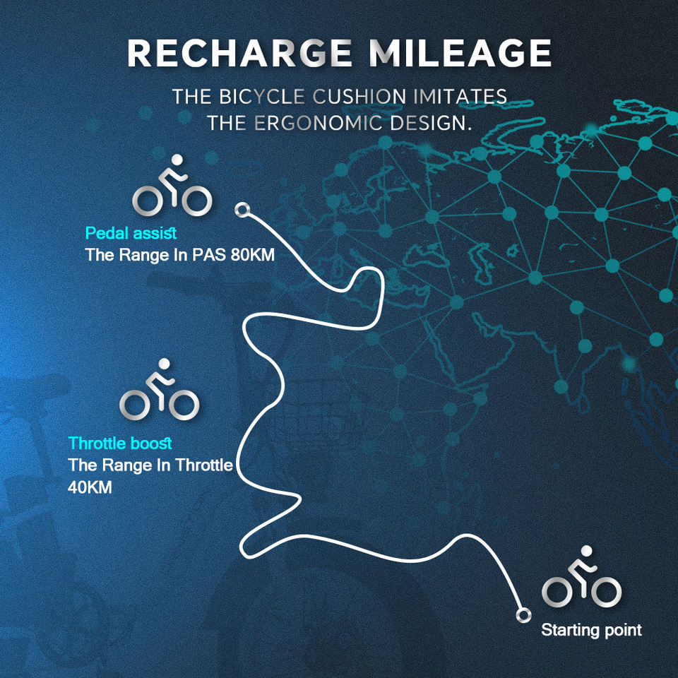 DrVetion CT20 Electric Fat Bike 48V 750W up to 45km/h 250W Rear Hub Motor Aluminum Frame 60km Range