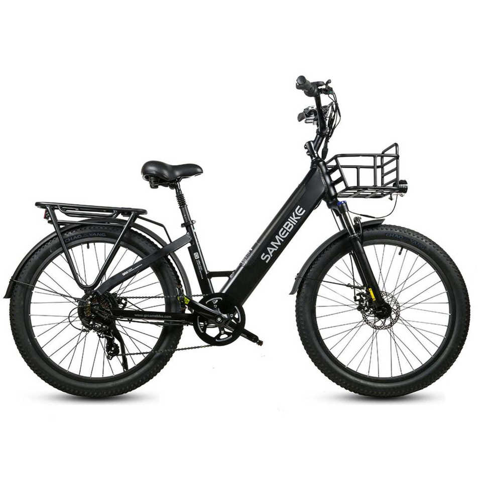 RS-A01 Plus Electric City Bike 250W Rear Hub Motor 36V Lithium Battery Smart Electronic Foldable 50km Range 60km Power Supply