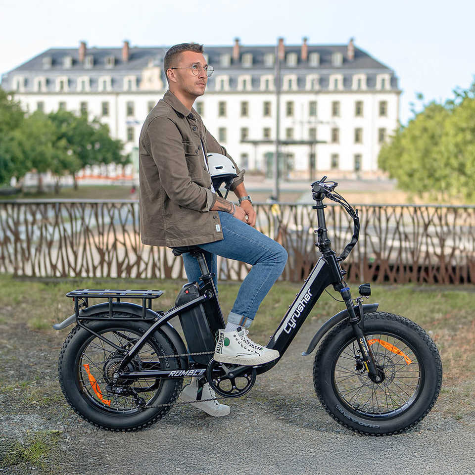 For Cyrusher Rumble Electric City Bike Step-Through Design
