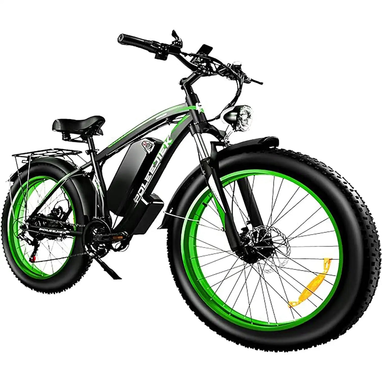 BAOLUJIE PLJ-2602 26\" Fat Tire Electric Mountain Bike 2000W Dual Motors 48V 20Ah Central Lithium Battery 60km Range