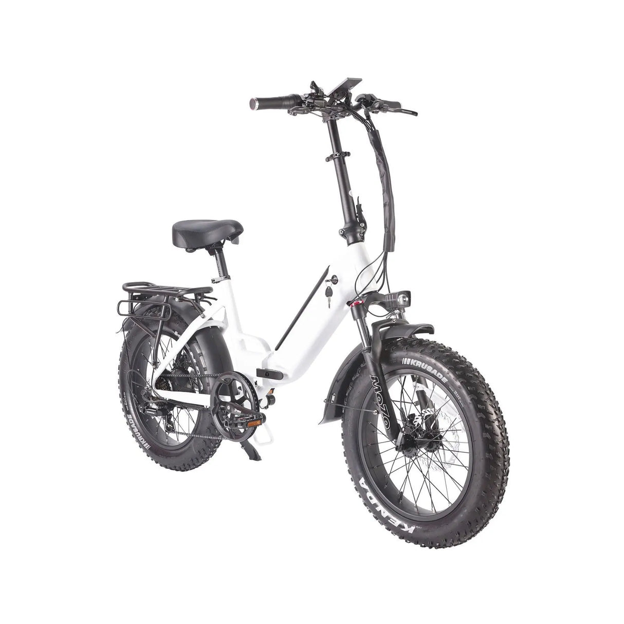 AlwayBike Leistungsstarkes E-Bike, faltbar, elektrisches Fahrrad, 750 W, 48 V, zusammenklappbar, 20 Zoll