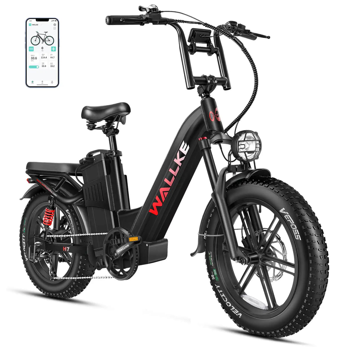 2025 Wallke H7 Step-thru Dual Motor Ebike