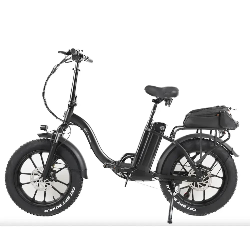 CMACEWHEEL Y20 Plus 48v Folding Electric City Bike with 20Ah Battery Smart Digital Type App Support Step through Fat Tire Ebike