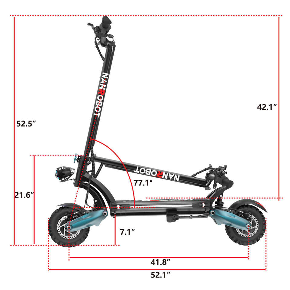 For D6+2.0 Electrical Scooter 10 Inch Tyre 1000W Motor Power 40mph Max Speed 40 Miles Range 330lbs Max Load Dual Hydraulic